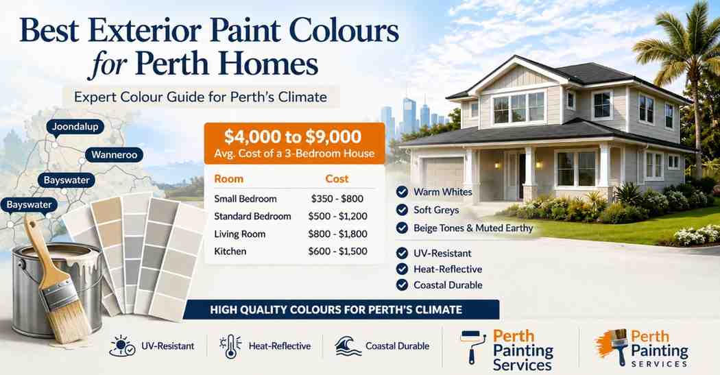 Best Exterior Paint Colours for Perth Homes