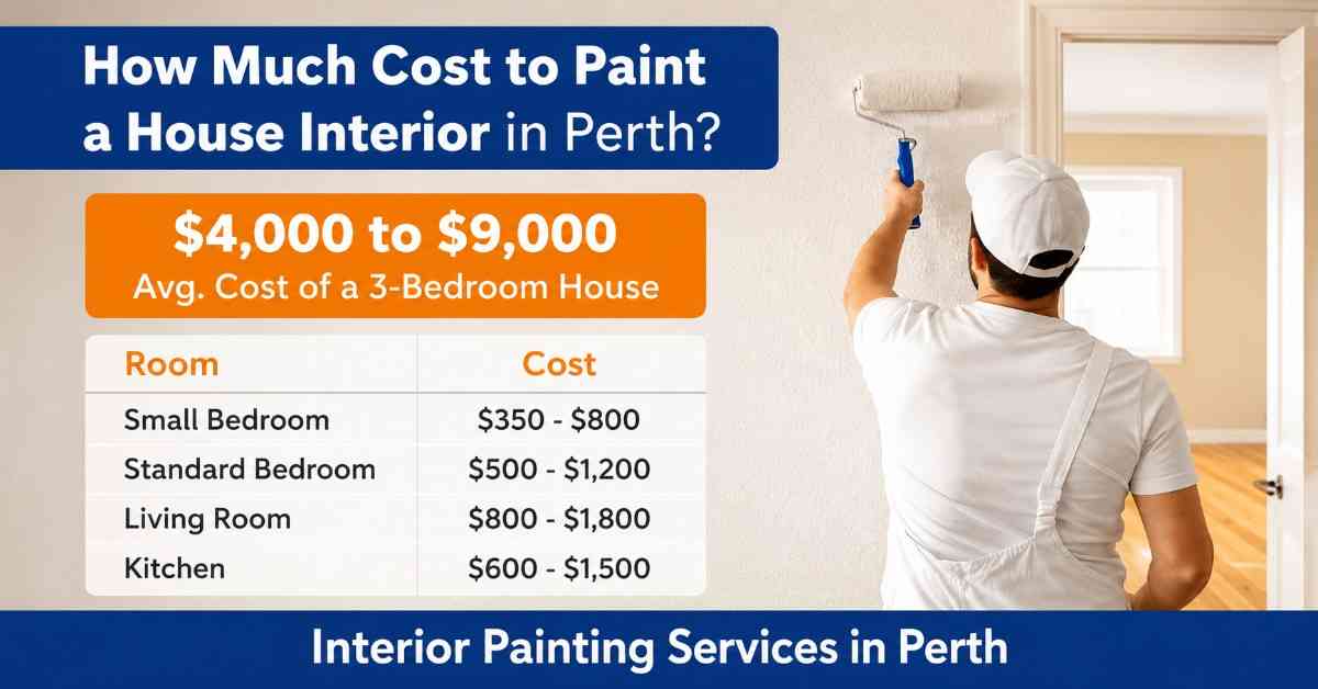 How Much Cost to Paint a House Interior in Perth